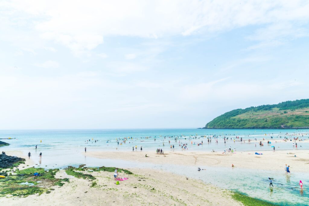 韓國濟州島鹹德海水浴場