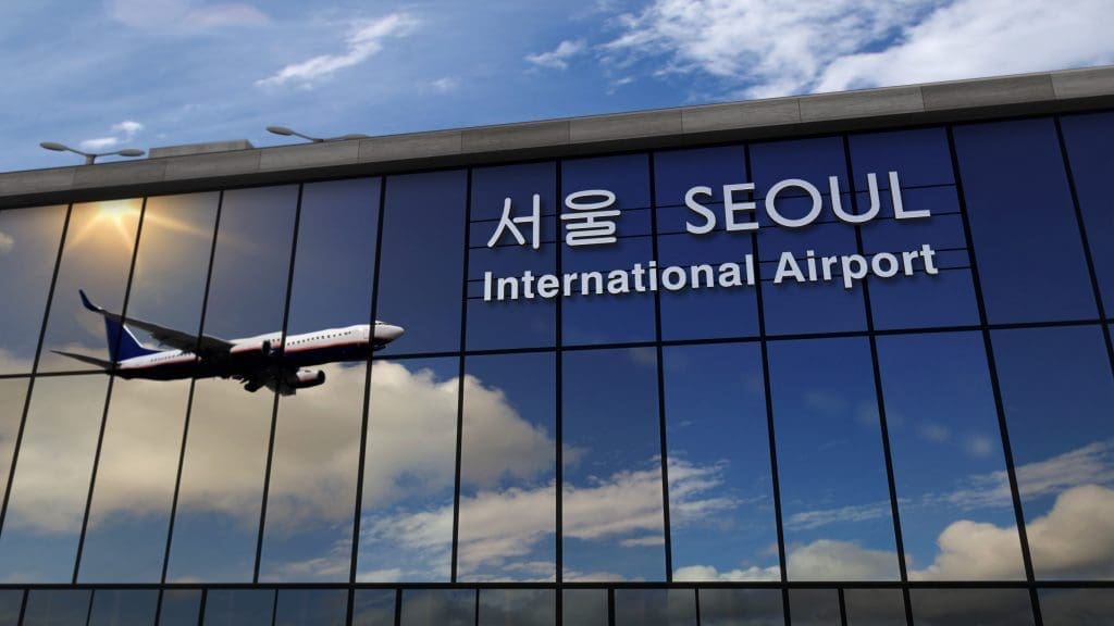 韓國仁川機場退稅與出境流程示意
