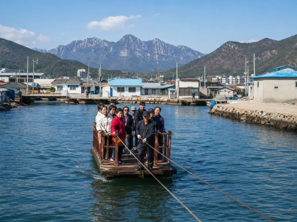 阿爸村人力渡船體驗