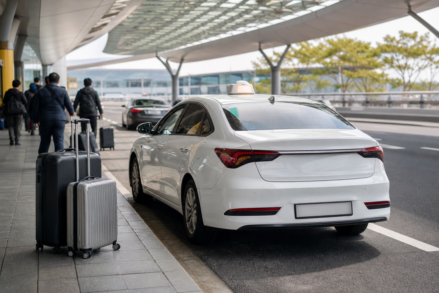 機場接送計程車與行李