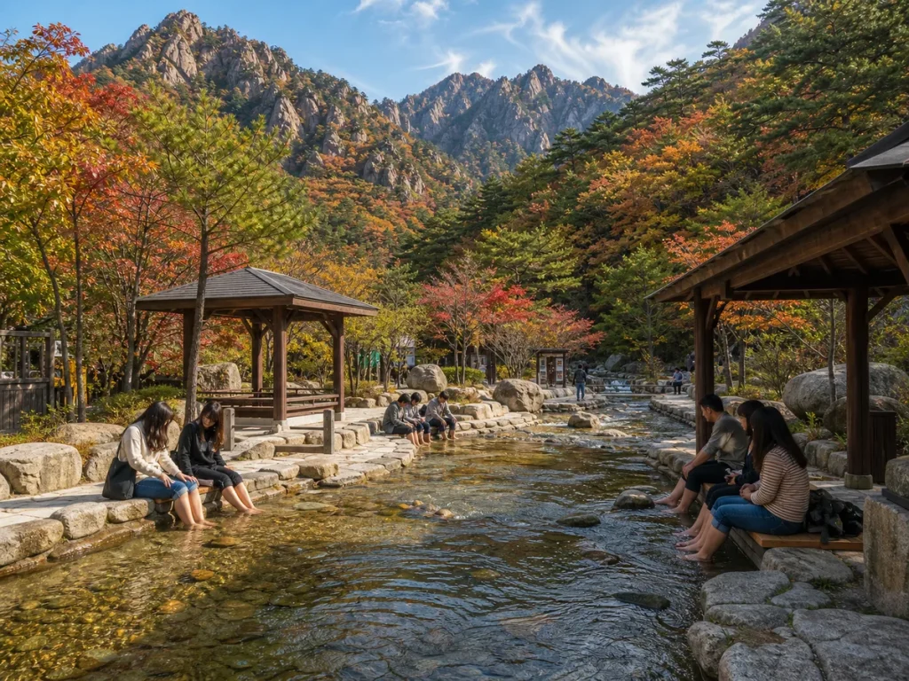 尺山足浴公園放鬆身心