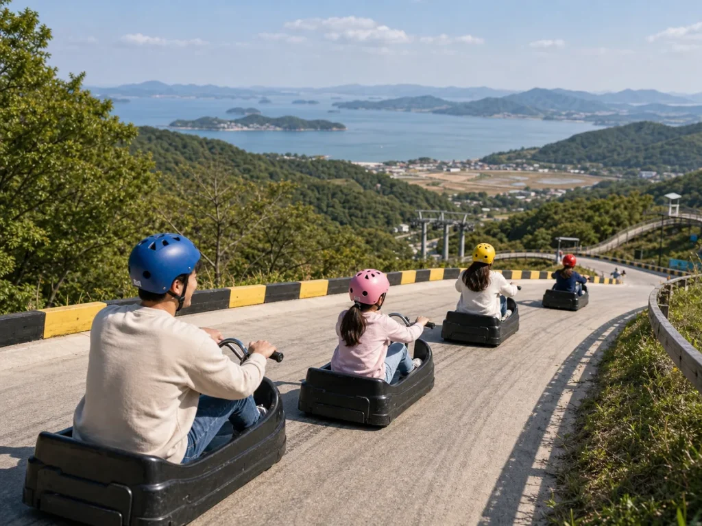江華島 LUGE 滑車體驗