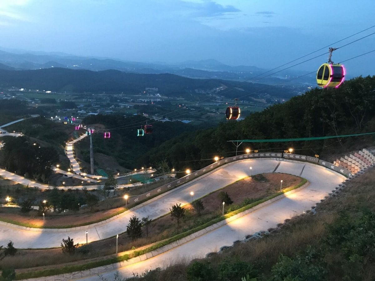 江華島 Luge 斜坡滑車