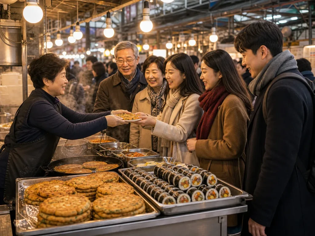 廣藏市場品嚐韓式料理