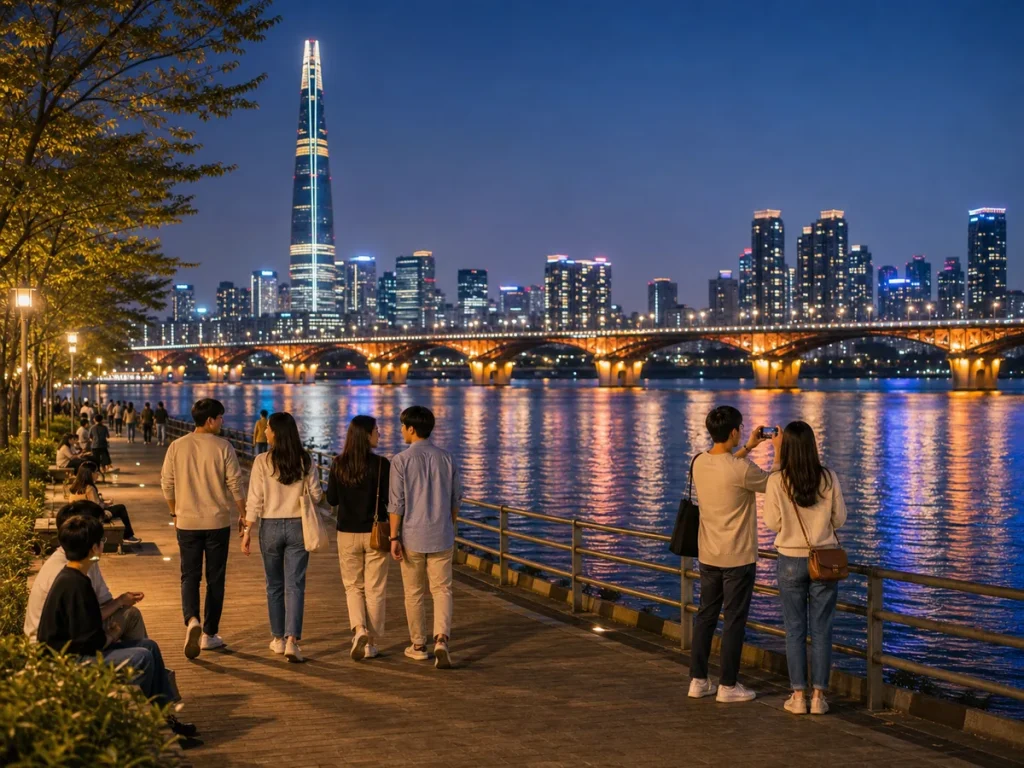 漢江夜景浪漫