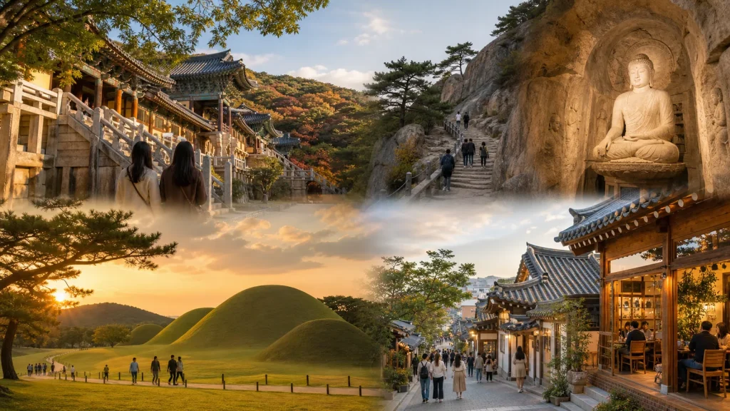 釜山慶州大陵苑與佛國寺石窟庵中文司機導遊包車一日遊