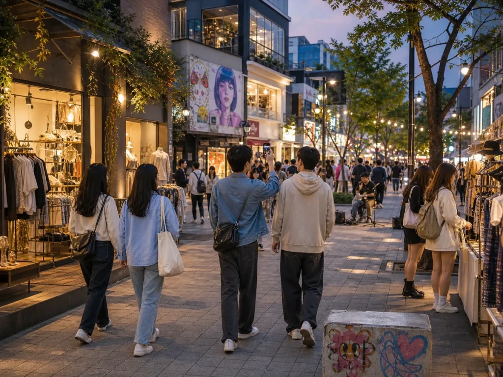 弘大商圈潮流打卡