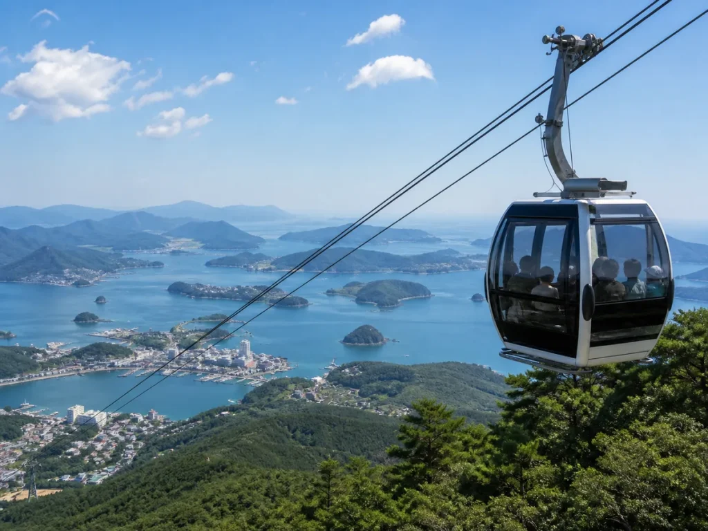 彌勒山纜車南海全景