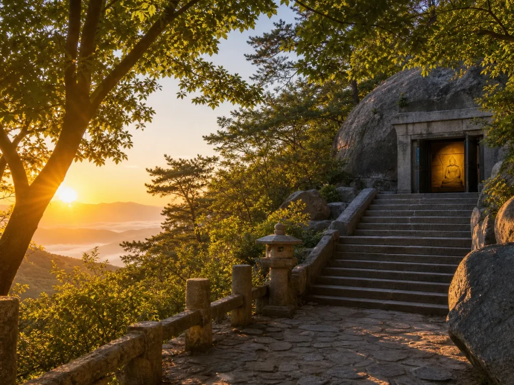 石窟庵海上佛像