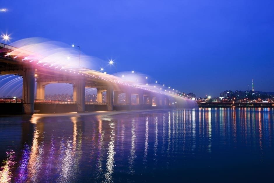 漢江公園彩虹噴泉