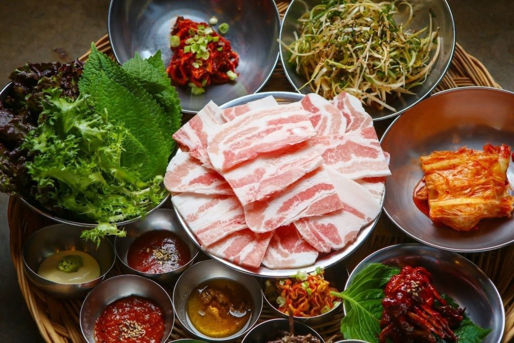 珉奎打卡的烤肉店