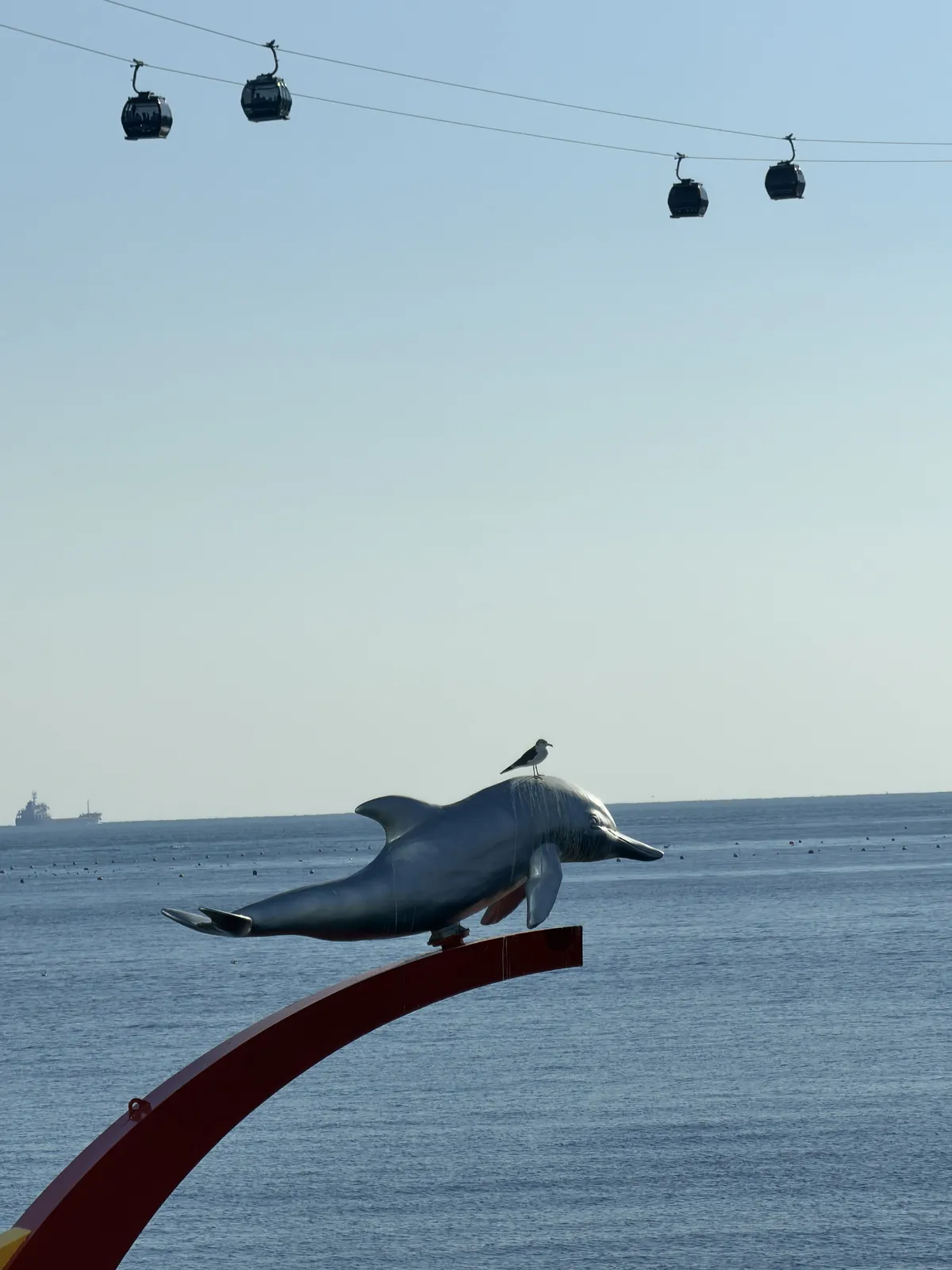 松島天空步道海豚裝置與海上纜車