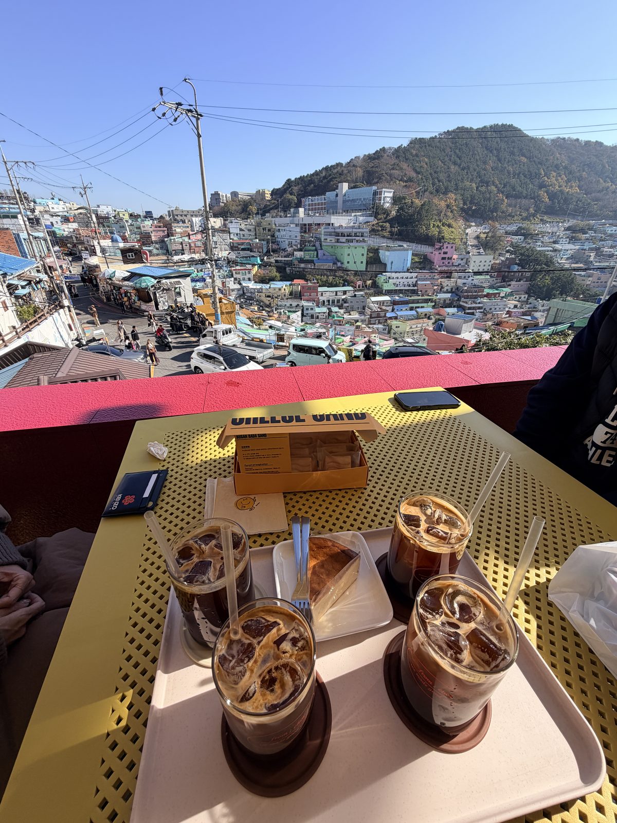 甘川文化村景觀咖啡座與特色點心