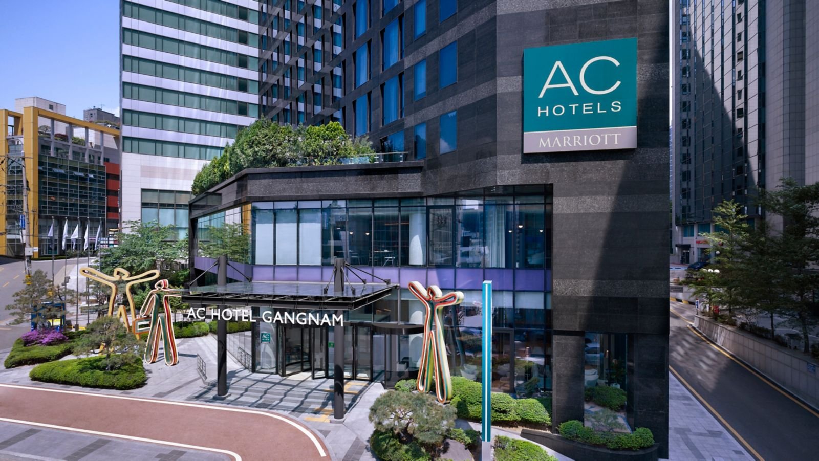 首爾江南 AC 酒店建築與入口