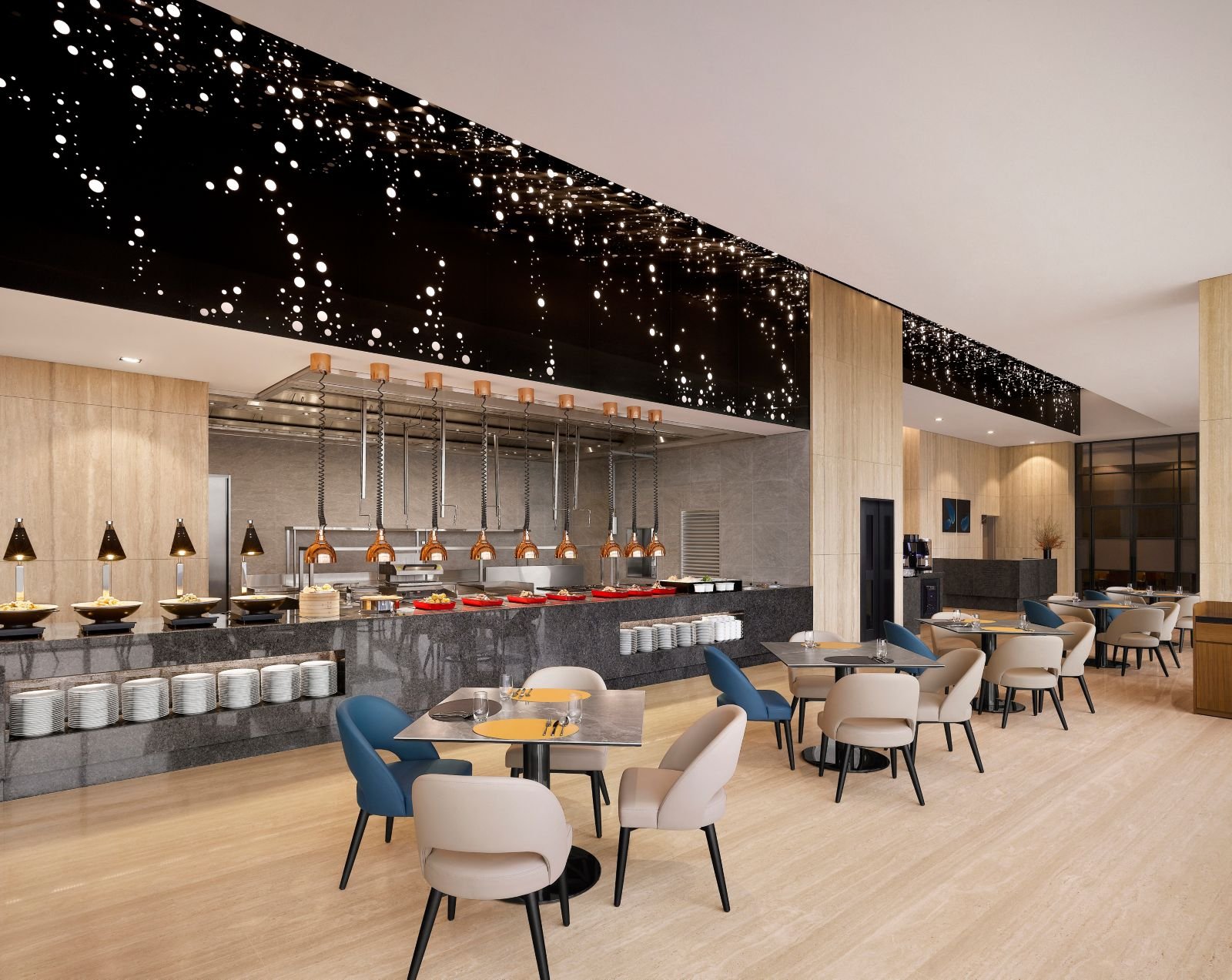 The Eatery 餐廳的餐檯與座位
