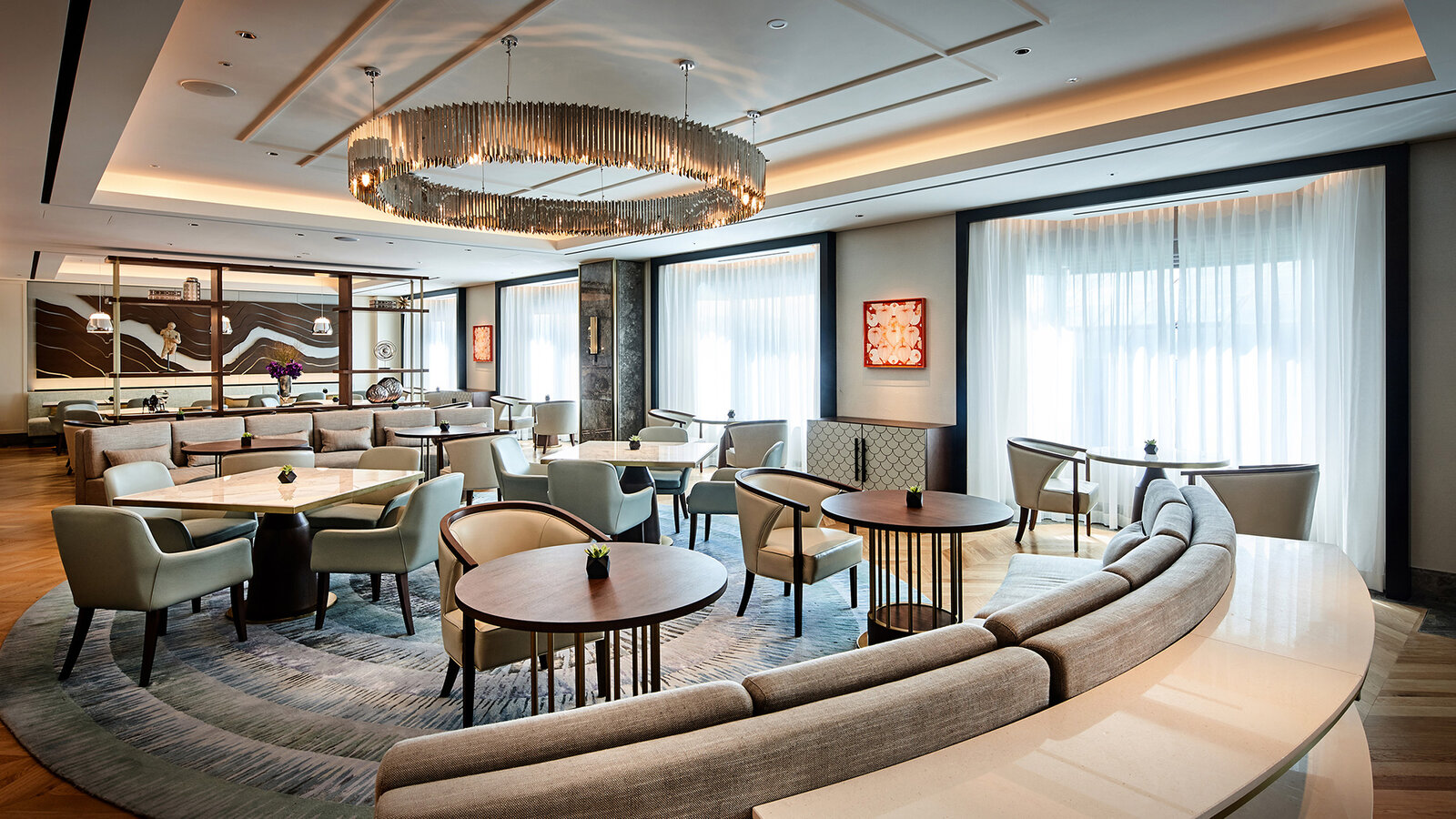 Le Salon 酒廊的座椅與氛圍