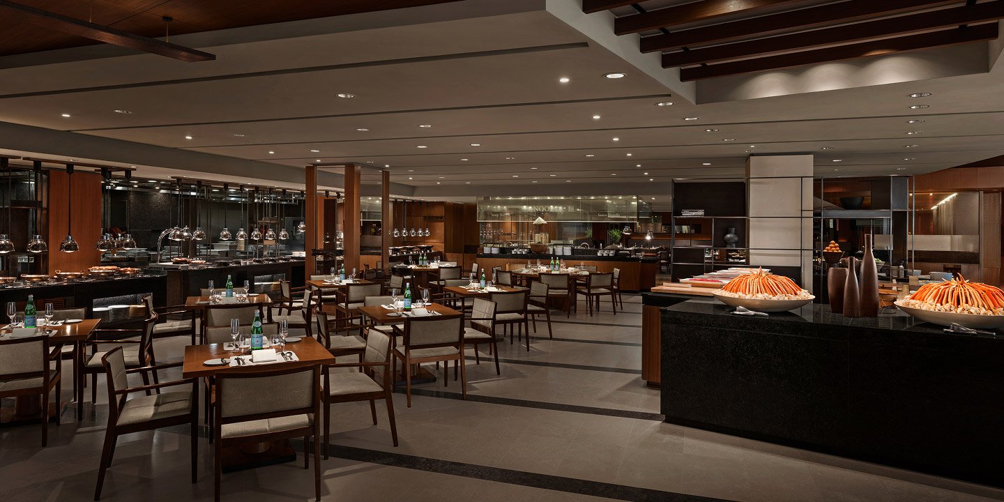首爾新羅酒店的 The Parkview 餐廳座位