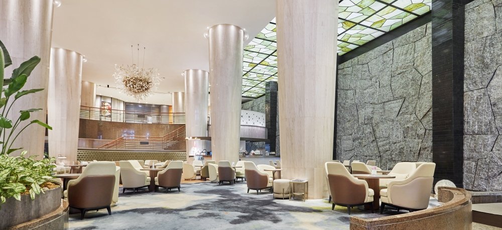 首爾格蘭德華克山莊的 The Pavilion 酒廊座位