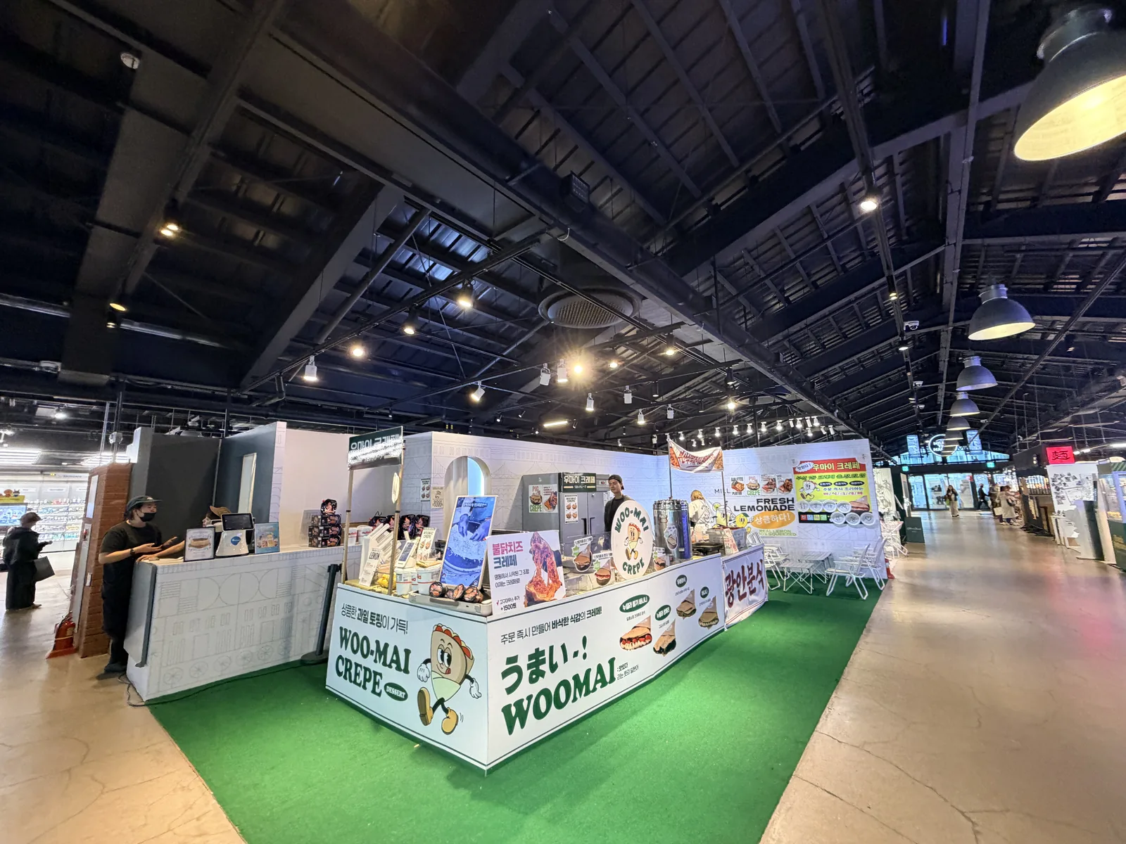 Millac The Market 館內的 WOO-MAI 可麗餅攤位